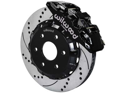 Wilwood 140-18156-D AERO6 Front 14" Big Brake Kit, Drilled, Black for 1971-1991 GM Blazer 4x4 / Wilwood 140-18156-D AERO6 Front Big Brake Kit