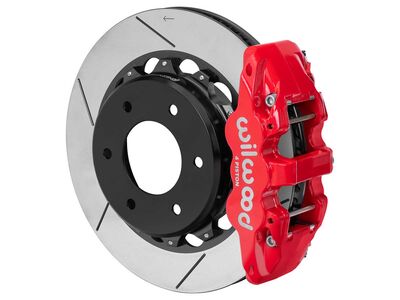 Wilwood 140-18162-R AERO4 Rear 14" Big Brake Kit, Red for 1971-1991 GM Blazer 4x4 2.46" Offset / Wilwood 140-18162-R AERO4 Rear Big Brake Kit