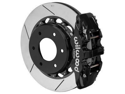 Wilwood 140-18162 AERO4 Rear 14" Big Brake Kit, Black for 1971-1991 GM Blazer 4x4 2.46" Offset / Wilwood 140-18162 AERO4 Rear Big Brake Kit