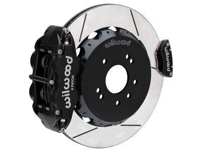 Wilwood 140-18271 FNSL4R MC4 Rear 13.50" Big Brake Kit, Black for 1989-1998 Nissan 240SX / Wilwood 140-18271 SL4R MC4 Rear Big Brake Kit