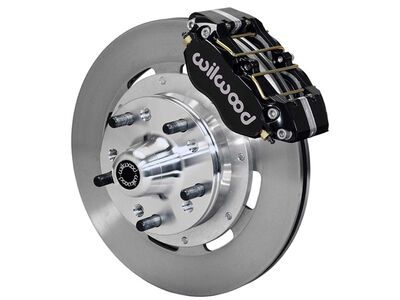 Wilwood 140-18358 FDL Pro 11" Front Hub Brake Kit, Black, Fits 1955-1957 Chevrolet W/Drop Spindle / Wilwood 140-18358 Big Brake Kit