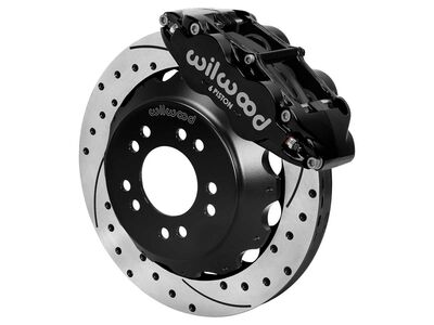 Wilwood 140-18366-D FNSL6R Front 12.88" Big Brake Kit, Drilled for Roadster Shop Mustang II Spindle / Wilwood 140-18366-D FNSL6R Front Big Brake Kit