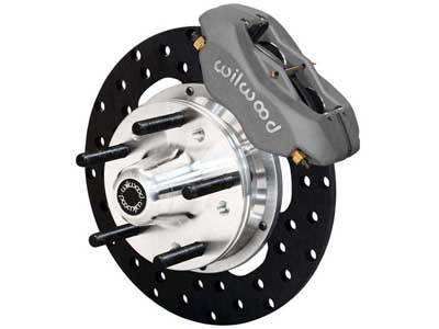 Wilwood 140-2712-BD Dynalite Front Drag Brake Kit Drilled for CDP 62-72 B & E Body 9" Drum / Wilwood 140-2712-BD Big Brake Kit