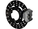 Wilwood 140-3326-D Dynalite Floater Front Drag Brake Kit, Drilled P&S, Anglia Spindle Mount Wheel
