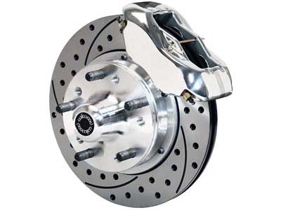 Wilwood 140-7017-DP FDL Front Big Brake Kit,12" Drilled Polished 1971-80 Pinto/Mustang II Disc/Drum / Wilwood 140-7017-DP Big Brake Kit