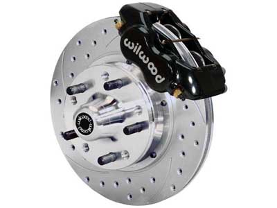 Wilwood 140-7676-Z Dynalite 12.19" Front Hub Brake Kit, Zinc Plated, Black, 1955-1957 Chevrolet / Wilwood 140-7676-Z Big Brake Kit
