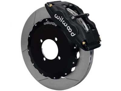Wilwood 140-8335 Superlite 4 Front 13" Big Brake Kit, Slotted, Black, 2004-2006 Scion, 2000-05 Echo / Wilwood 140-8335 Big Brake Kit