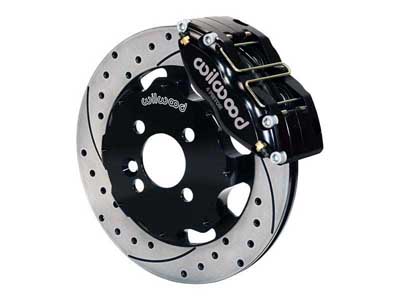 Wilwood 140-8528-D Dynapro 12" Front Brake Kit, Black, Drilled, 2002-2015 Mini Cooper 4-Lug / Wilwood 140-8528-D Big Brake Kit
