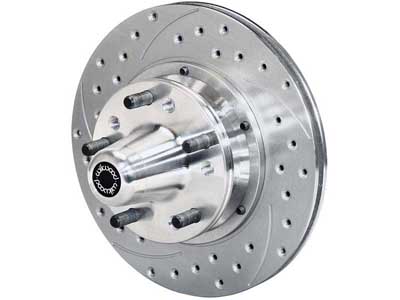 Wilwood 140-8584-D Front Hub Kit with 12.19" Drilled Rotors for Granada Spindles / Wilwood 140-8584-D Hub Kit