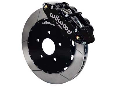 Wilwood 140-9110-R Superlite 6R Front 14-inch Big Brake Kit, Slotted, Black, for 2005-2014 Mustang / Wilwood 140-9110 Big Brake Kit