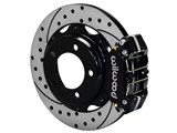 Wilwood 140-9286-D Black Dynapro Radial 13" Drilled Rear Big Brake Kit 2001-2006 Mitsubishi EVO / Wilwood 140-9286-D Big Brake Kit