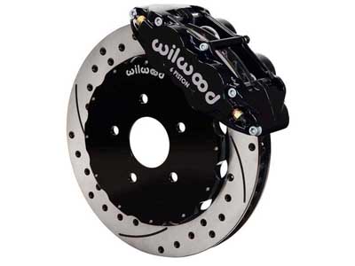 Wilwood 140-9296-D Front 14" Superlite 6R Black Drilled Big Brake Kit 2004-2006 Pontiac GTO / Wilwood 140-9296-D Big Brake Kit