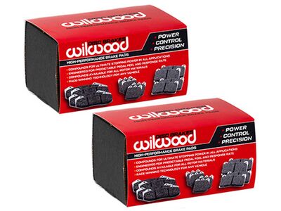 2-Pack of Wilwood 150-10-D0003K BP-10 Brake Pad Sets with Plate #D3 / 2-Pack of Wilwood 150-10-D0003K BP-10 Brake Pads