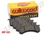 Wilwood 150-20-7112K BP-20 Brake Pad Set #7112 for DLII, BDL & FDL Calipers
