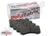 Wilwood 15B-13009K PolyMatrix B-Compound Brake Pad Set, Pad #6620 Aero4 / 6 w/0.80 Pad