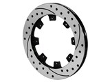 Wilwood 160-12205-BK SRP Drilled Brake Rotor, Vented Iron, LH 12.19 x 1.10 - 8 on 7.00