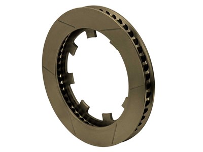 Wilwood 160-16924-B GT 48 Burnished Curved Vane Rotor, 8 Lug x 7.18 Snap Ring / Wilwood 160-16924-B GT Burnished Curved Vane Rotor