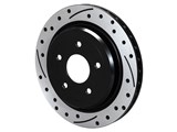 Wilwood 160-16965-BK Drilled & Slotted Rotor-0.72 Offset SRP-BLK-RH 13.38x 1.25, 5x5.00
