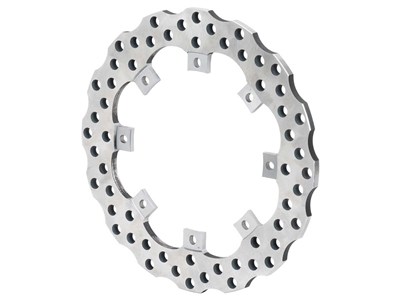 Wilwood 160-17867 11.25" x 0.35" Solid Super Alloy Scalloped Rotor, 8 x 7.00 Dynamic Lug Mount / Wilwood 160-17867 SRP Solid Super Alloy Rotor