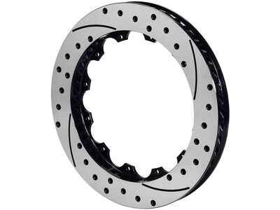 Wilwood 160-17968-BK SRP48 12.38" Drilled SPEC-37 Left Hand Brake Rotor, 12.38 x 0.95, 12 on 8.75" / Wilwood 160-17968-BK SRP48 Brake Rotor
