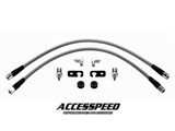 Wilwood 220-14165 Rear Brake Line Kit For 2005-2010 Ford F250-F350 with Wilwood Brake Kit / Wilwood 220-14165 Flexline Stainless Brake Lines