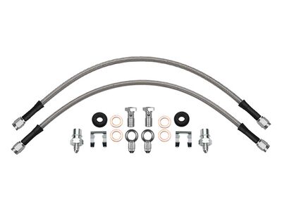 Wilwood 220-17550 Flexline Brake Line Kit, 16in., -3 Male TO M10-1.0 BF to M10 Banjo / Wilwood 220-17550 Flexline Brake Line Kit