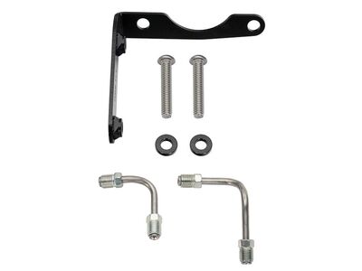 Wilwood 220-17801 Mopar Tandem Compact Master Cylinder to Prop Valve Bracket R/H & Line Kit / Wilwood 220-17801 Master Cylinder Hose
