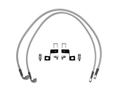 Wilwood 220-17924 Flexline Brake Line Kit, 33 inch, -3, M15-1.0 IF, 1/8 NPT 90 Degree / Wilwood 220-17924 Flexline Brake Line Kit