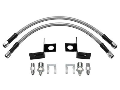 Wilwood 220-17925 Flexline Brake Line Kit, 16 inch, -3, M15-1.0 IF, 1/8 NPT / Wilwood 220-17925 Flexline Brake Line Kit