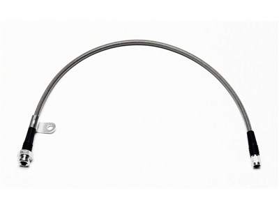 Wilwood 220-9331 Flexline Brake Line Kit, 23in. OAL, M10x1 TO -3, W/Bracket, Right-Hand / Wilwood 220-9331 Flexline Brake Line Kit