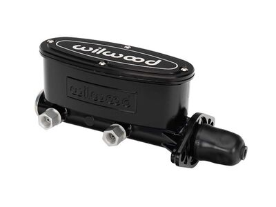 Wilwood 260-18184-BK High Volume Tandem Master Cylinder - 15/16" Bore, Black-w/o Pushrod / Wilwood 260-18184-BK Tandem Master Cylinder