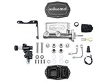 Wilwood 261-17319-P Tandem Compact M/C Kit, L/H Bracket & Prop Valve, 1" Bore, Chrome W/Push, Mopar / Wilwood 261-17319-P Master Cylinder