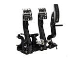 Wilwood 340-16604 Adjustable 4.75-5.75:1 Ratio Tru-Bar Floor Mount Brake Clutch & Throttle Pedals / Wilwood 340-16604 Trubar Pedal Set
