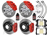 Wilwood Dynapro Front & Dynalite Rear 12" Big Brake Combo Red Lines, Fluid, 1962-1972 CDP 2.36 O/S / 