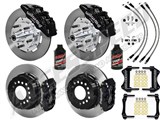 Wilwood Dynapro Front & Dynalite Rear 12" Big Brake Combo Black Lines, Fluid, 1962-1972 CDP 2.36 O/S / 