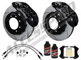 Wilwood TX6R 16" Front Black Brake Kit Slotted, Brake Lines & Fluid 2011-2012 Ford F250/350 4WD / 