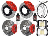 Wilwood DynaPro 12" Front & Rear Big Brake Kit Combo, Red Calipers, 1966-75 Bronco W/Small 2.36" OS / 