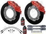 Wilwood Front UTV Big Brake Kit Combo With Brake Lines & Fluid, Red, 2017-2023 Can-Am Maverick X3 / Can-Am Maverick X3 Wilwood Big Brake Kit