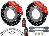 Wilwood Front UTV Big Brake Kit Combo, Red, Drilled Rotor, Lines, Fluid 2017-2023 Can-Am Maverick X3 / Can-Am Maverick X3 Wilwood Big Brake Kit