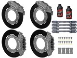 Wilwood Front & Rear Race Big Brake Kit Combo, Gray Ano Calipers for 2017-2023 Can-Am Maverick X3