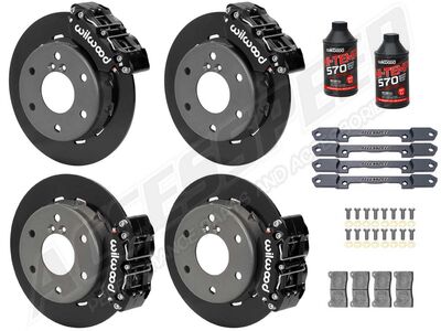 Wilwood Front & Rear UTV Big Brake Kit Combo, Black, Plain Rotors, 2024+ Can-Am Maverick X3 6-Lug / Wilwood Front & Rear UTV Big Brake Kit Combo