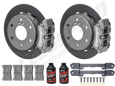 Wilwood Rear Race Big Brake Kit Combo With Brake Lines & Fluid for 2024+ Can-Am Maverick X3 6-Lug / Wilwood Rear Race Can-Am Big Brake Kit Combo
