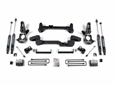 Zone ZONC5N 6" Lift Kit with Nitro Shocks for 2001-2010 Silverado/Sierra 2500HD/3500HD 2WD / Zone ZONC5N 6-Inch Lift Kit with Nitro Shocks