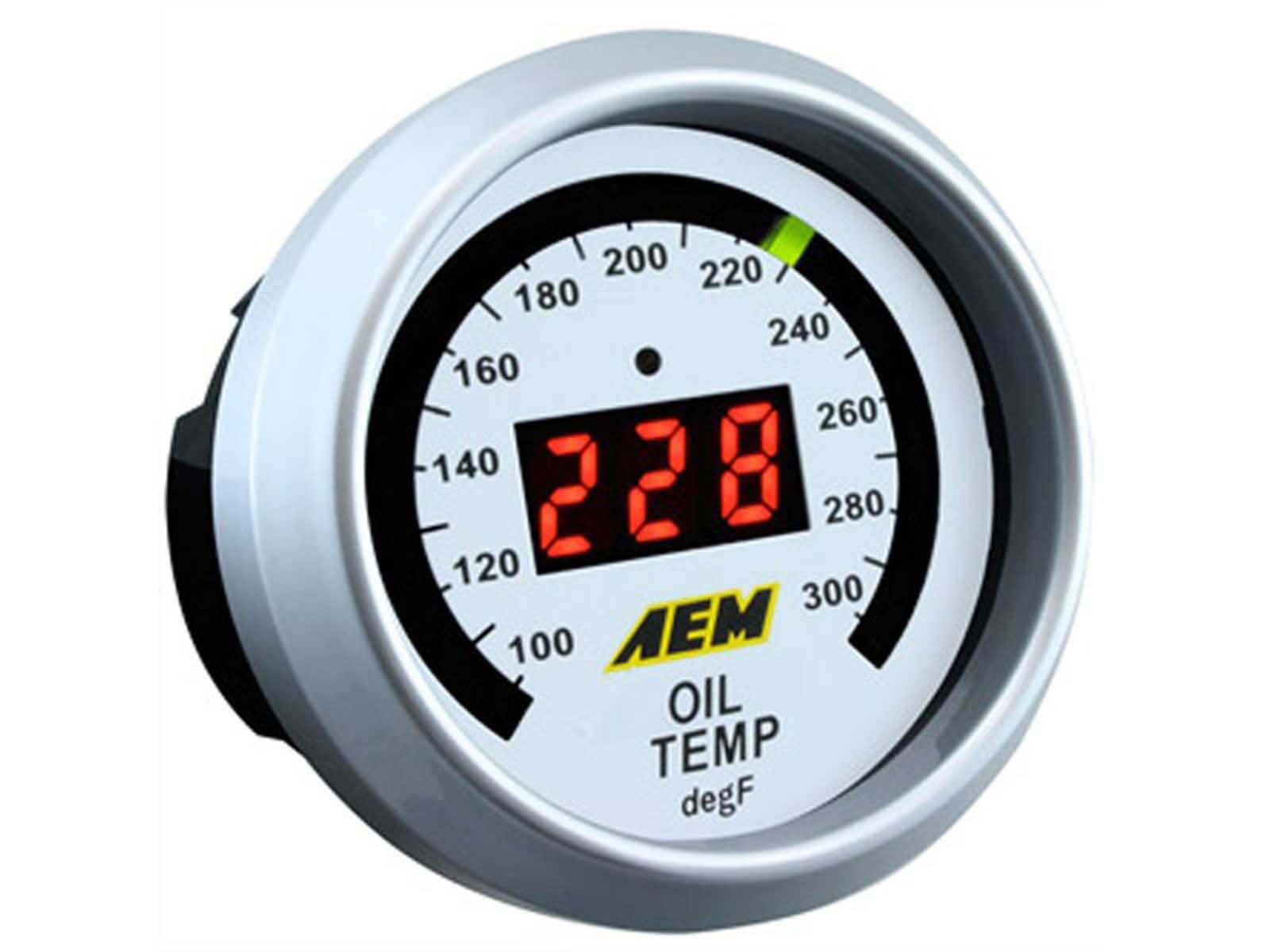 AEM 304402 Oil Temperature Display Gauge