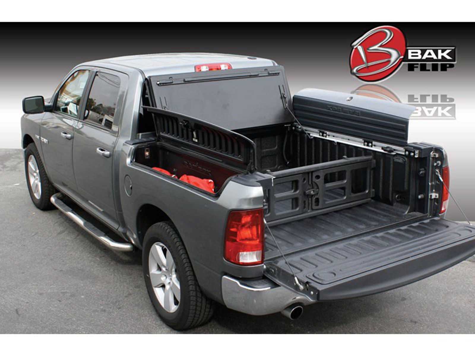 BAK 126203RB BAKFlip FiberMax Tonneau Cover Ram 1500 WITH Ram Box