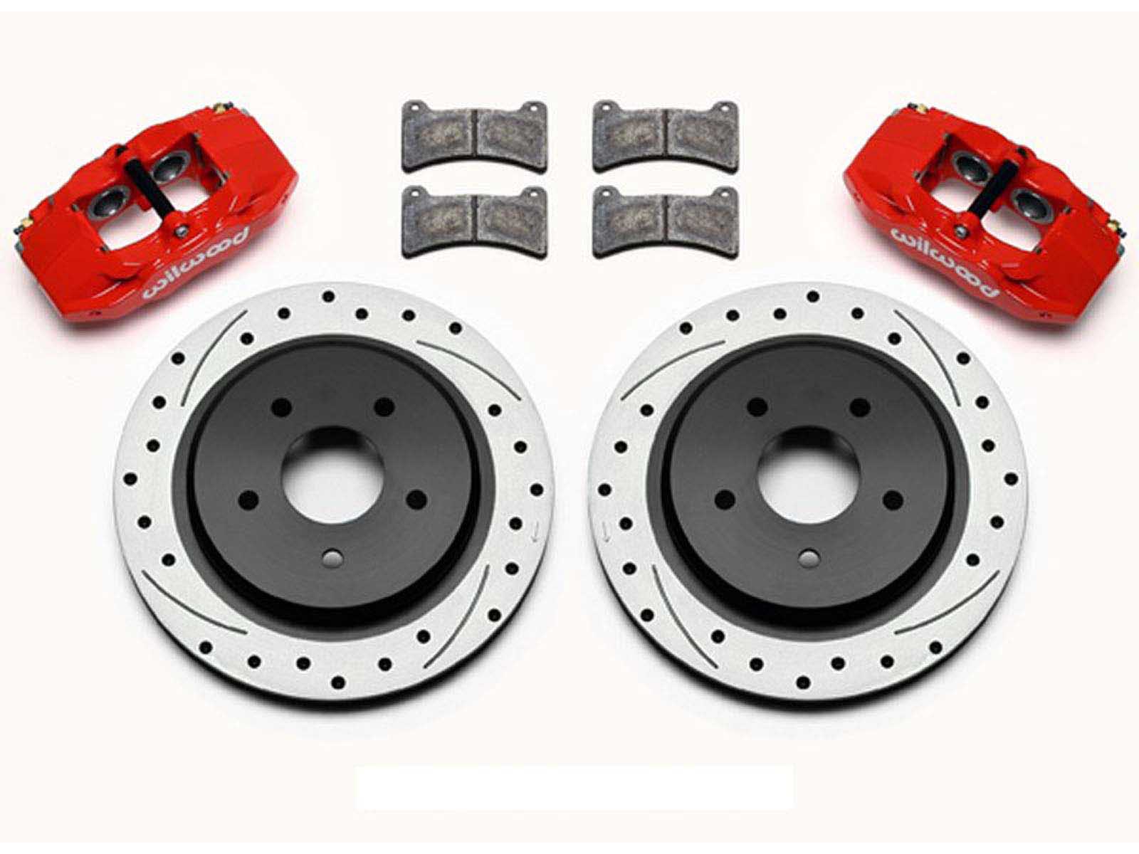 Wilwood 14015176DR DPC56 Rear Replacement Caliper & Rotor Kit C5/C6